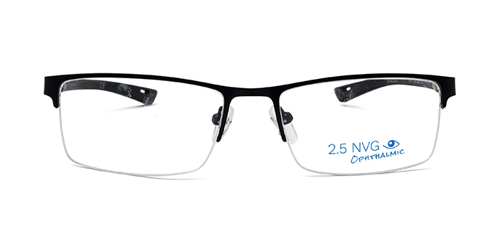 25 Nvg Clear Half Frame Wayfarer Eyeglasses E12b5540 ₹1490 7399