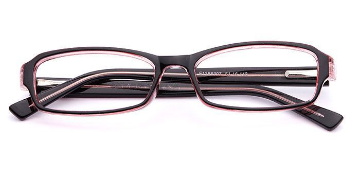  Black Full Frame Rectangle Computer Glasses for Men