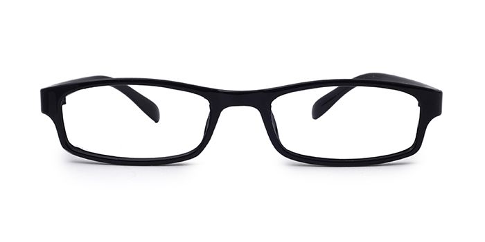  Black Full Frame Rectangle Computer Glasses for Men