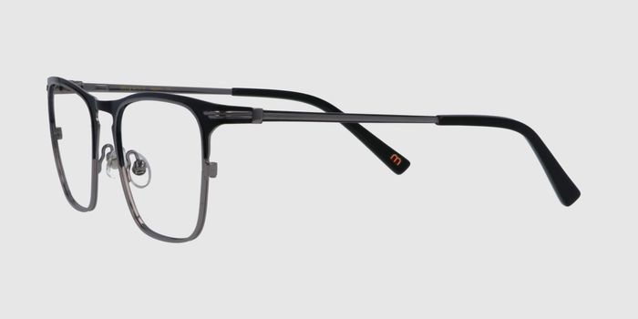  Black Full rim Square Eyeglasses for Men