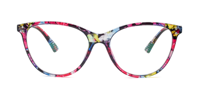  Multicolor Full Frame Oval Eyeglasses for Women