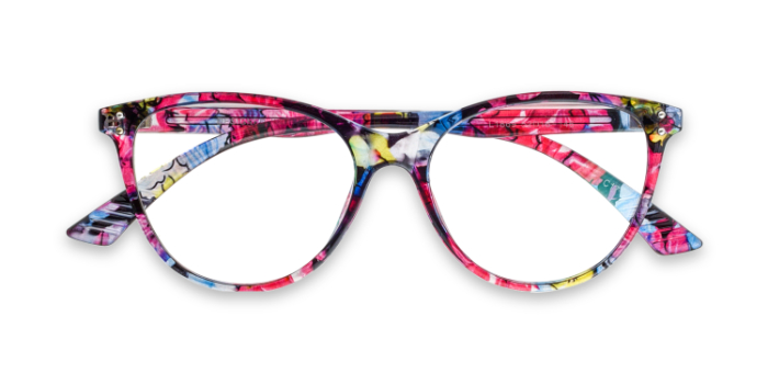  Multicolor Full Frame Oval Eyeglasses for Women