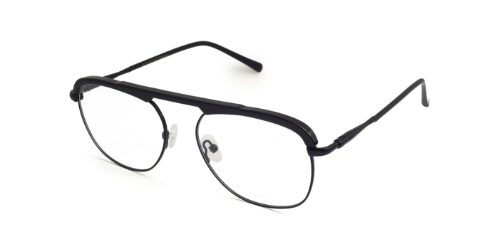  Black Full Frame Square Eyeglasses for Men and Women