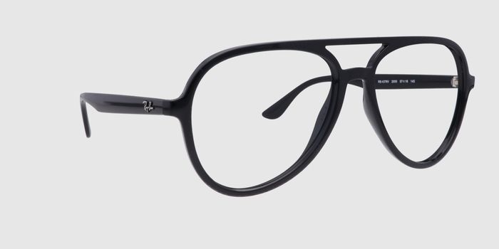  Black Full frame Aviator Eyeglasses for Women