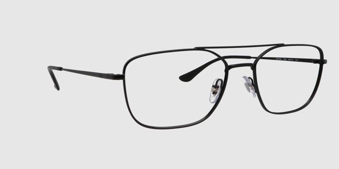  Black Full frame Wayfarer Eyeglasses for Men