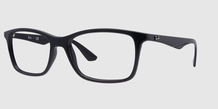  Black Full frame Rectangle Eyeglasses for Men and Women