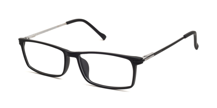 KILLER Black Full Frame Rectangle Eyeglasses for Men and Women