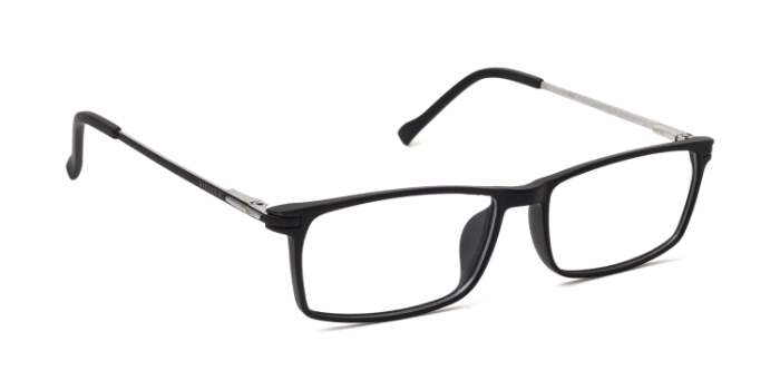 KILLER Black Full Frame Rectangle Eyeglasses for Men and Women