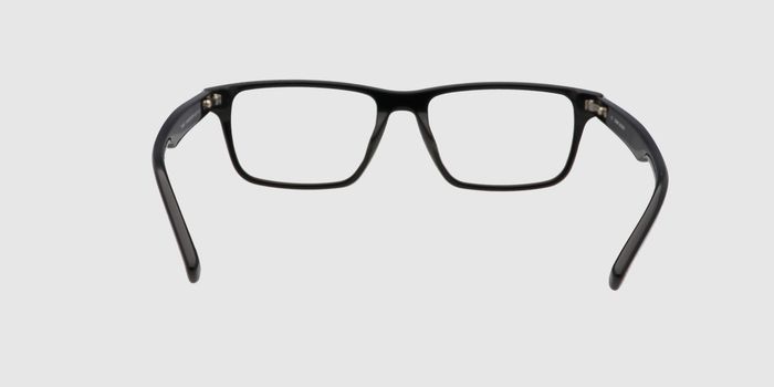  Black Full frame Rectangle Eyeglasses for Men