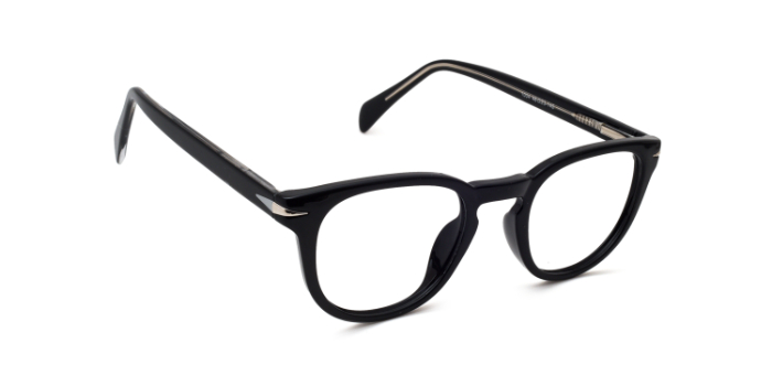  Black Full Frame Round Eyeglasses for Men and Women