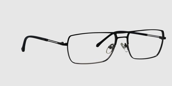  Black Full rim Square Eyeglasses for Men and Women