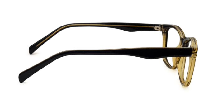  Black Full Frame Rectangle Eyeglasses for Men and Women