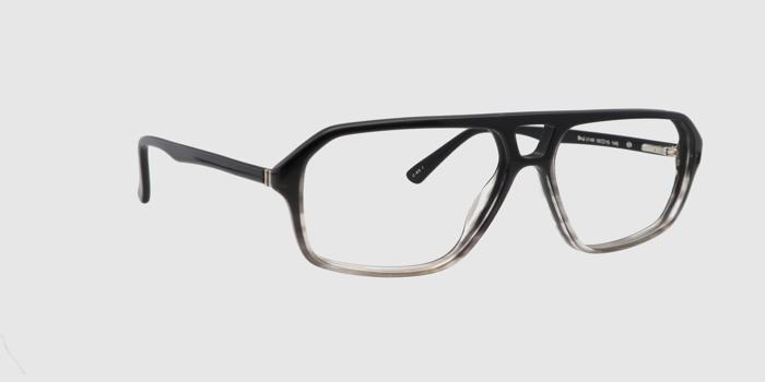  Black Full frame Aviator Eyeglasses for Men and Women