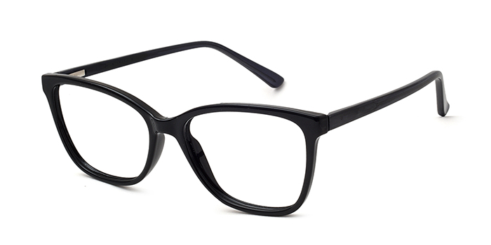  Black Full Frame Cateye Eyeglasses for Women