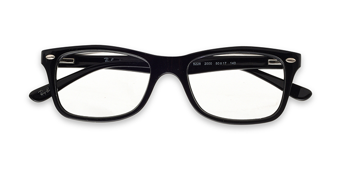 Ray-Ban Black Full Frame Wayfarer Eyeglasses for Men and Women