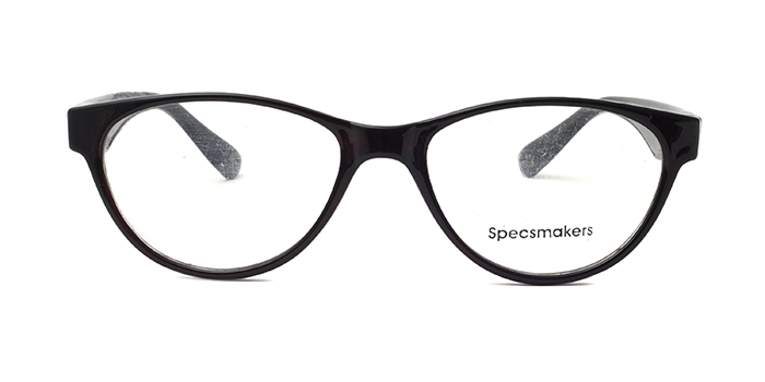 SPECSMAKERS Black Full Frame Cateye Eyeglasses for Kids