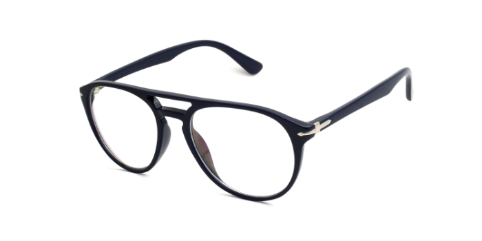  Blue Full Frame Aviator Eyeglasses for Men and Women