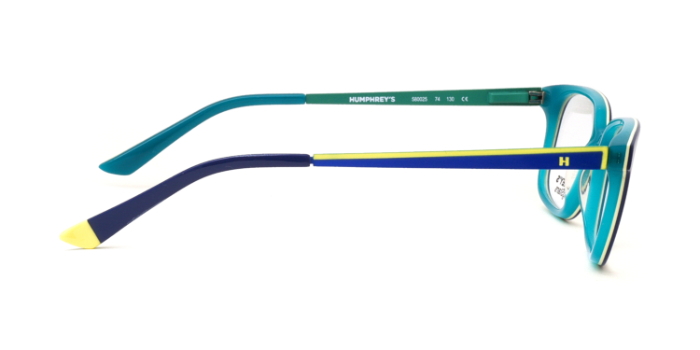 Humphreys Blue Full Frame Rectangle Eyeglasses for Men and Women