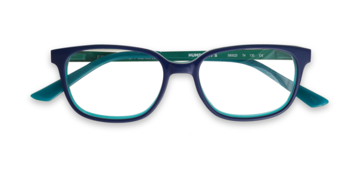 Humphreys Blue Full Frame Rectangle Eyeglasses for Men and Women