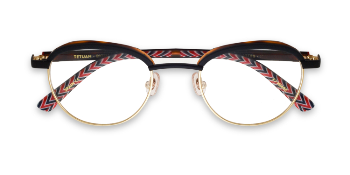 Etnia Barcelona Black Full Frame Round Eyeglasses for Men and Women