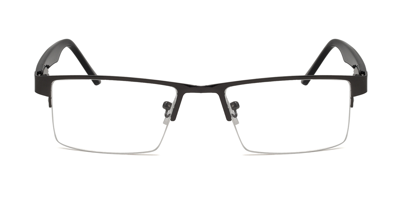 glasses with no bottom frame