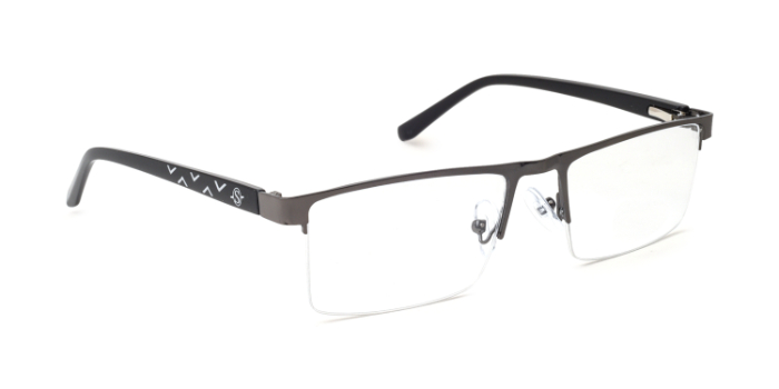 Mirar Clear Half Frame Rectangle Eyeglasses E13a9222 ₹990