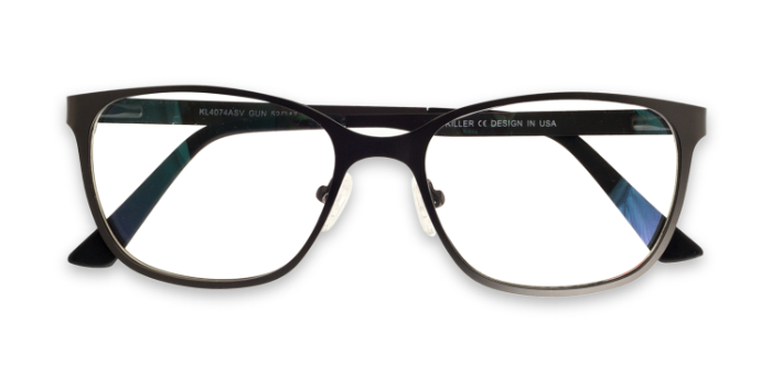 KILLER Gunmetal Full Frame Square Eyeglasses for Men and Women