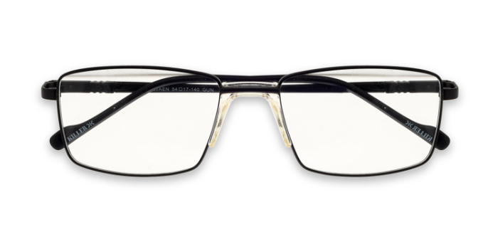 KILLER Gunmetal Full Frame Rectangle Eyeglasses for Men and Women