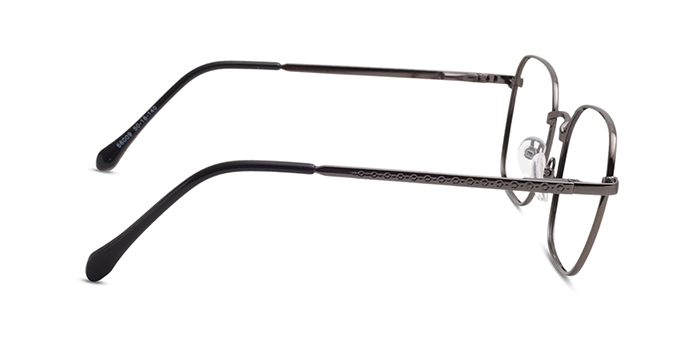  Gunmetal Full Frame Square Computer Glasses for Men and Women