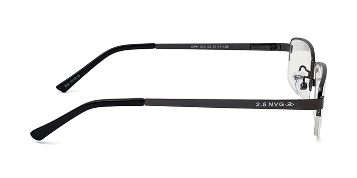 25 Nvg Clear Half Frame Wayfarer Eyeglasses E13c5526 ₹1298 8919