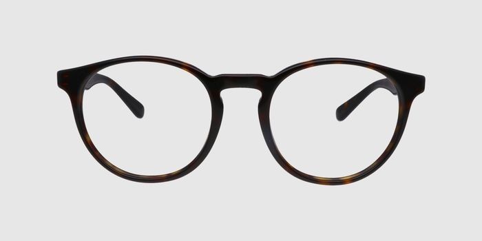  Brown Full frame Round Eyeglasses for Men and Women