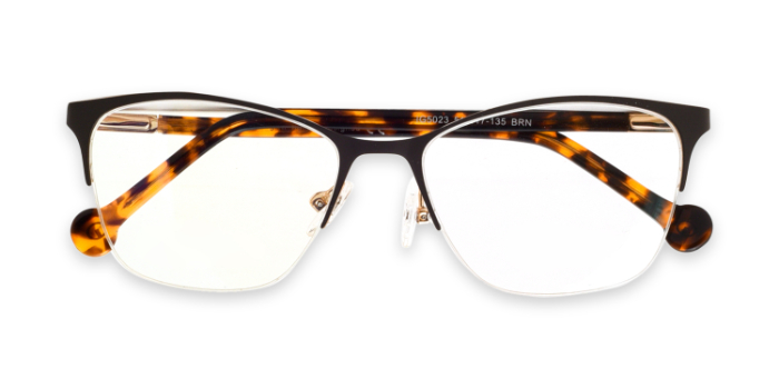 INTEGRITI Brown Full Frame Cateye Eyeglasses for Women