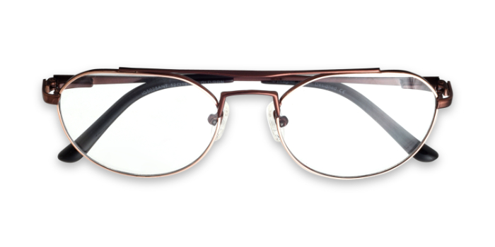 INTEGRITI Brown Full Frame Round Eyeglasses for Men and Women