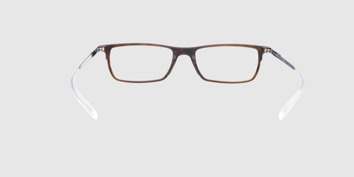  Brown Full frame Rectangle Eyeglasses for Men