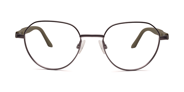 PUMA Brown Full Frame Round Eyeglasses for Men and Women