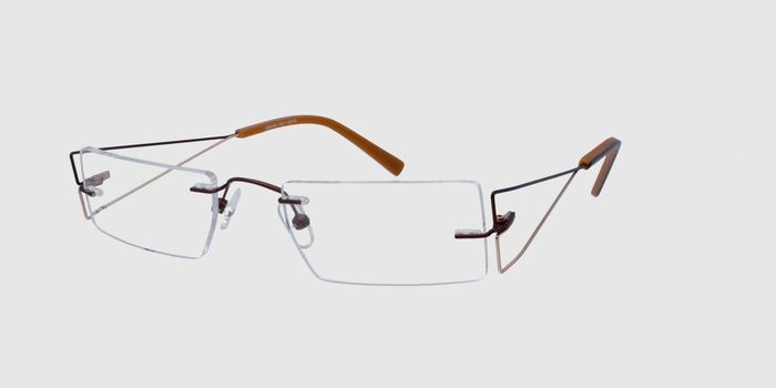 Lexus Transparent Rimless Rectangle Eyeglasses E15A1630613 @ ₹1990