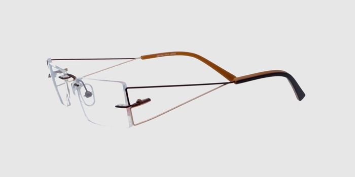 Lexus Transparent Rimless Rectangle Eyeglasses E15A1630613 @ ₹1990