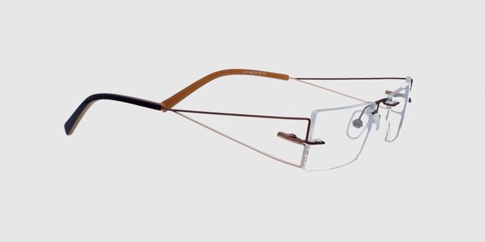 Lexus Transparent Rimless Rectangle Eyeglasses E15A1630613 @ ₹1990