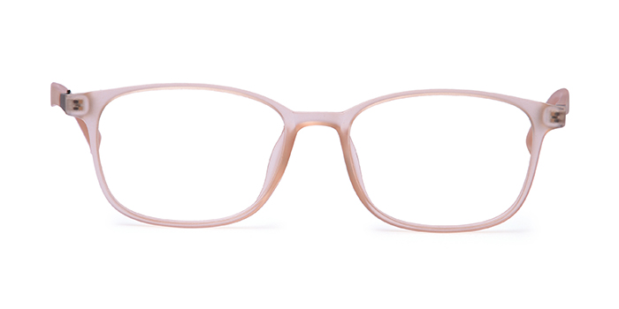  Peach Full Frame Wayfarer Eyeglasses for Men and Women