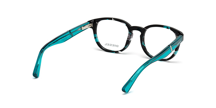 Diesel Multicolor Full Frame Round Eyeglasses for Men and Women