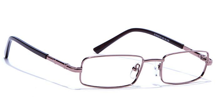  Brown Full Frame Rectangle Computer Glasses for Men