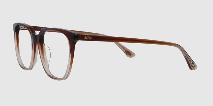  Brown Full rim Square Eyeglasses for Men and Women