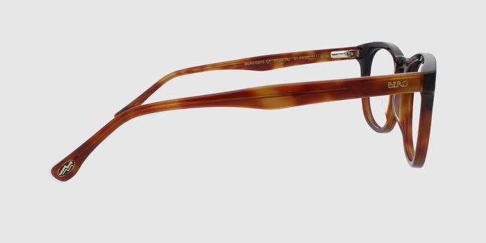  Brown Full rim Round Eyeglasses for Men and Women