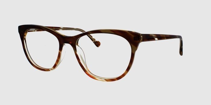  Brown Full rim Cat eye Eyeglasses for Women