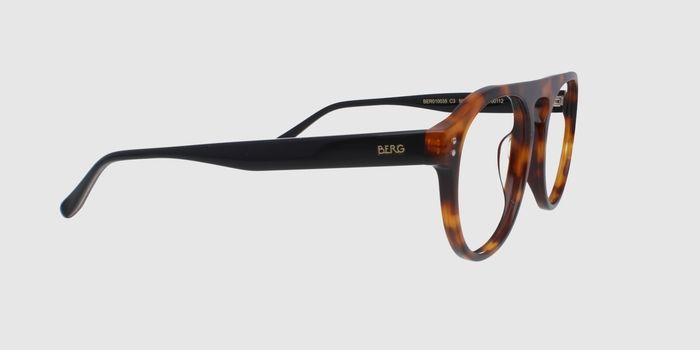  Brown Full rim Round Eyeglasses for Men and Women