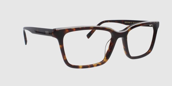  Brown Full rim Rectangle Eyeglasses for Men