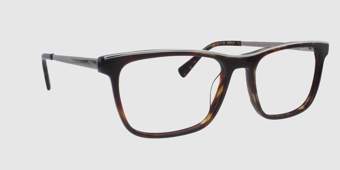  Brown Full rim Rectangle Eyeglasses for Men and Women