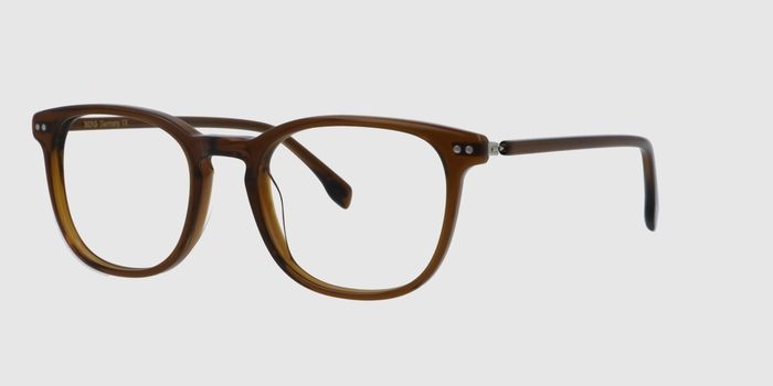  Brown Full rim Round Eyeglasses for Men and Women