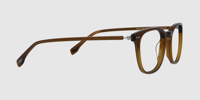  Brown Full rim Round Eyeglasses for Men and Women