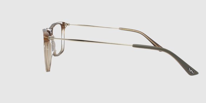  Brown Full rim Square Eyeglasses for Men